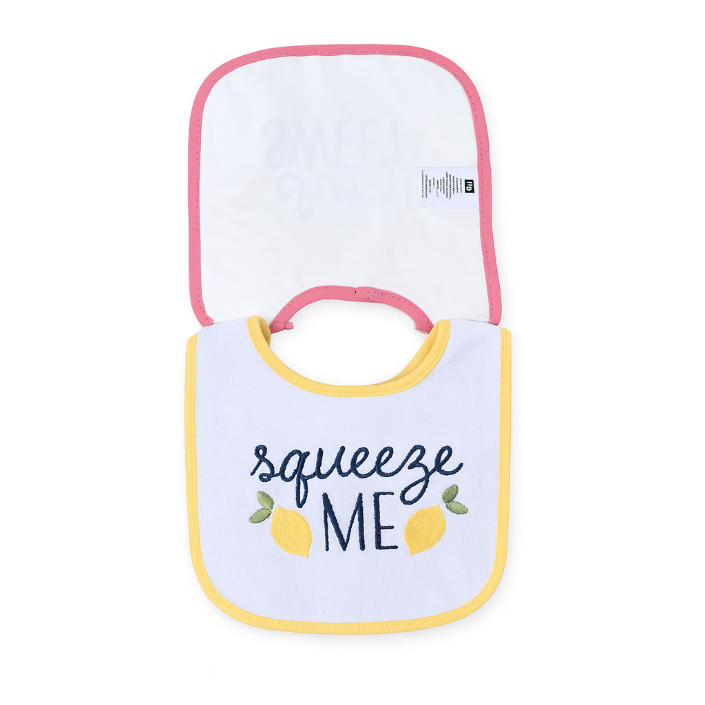 Hudson Sweet Cherry 3 Piece terry Bib Set