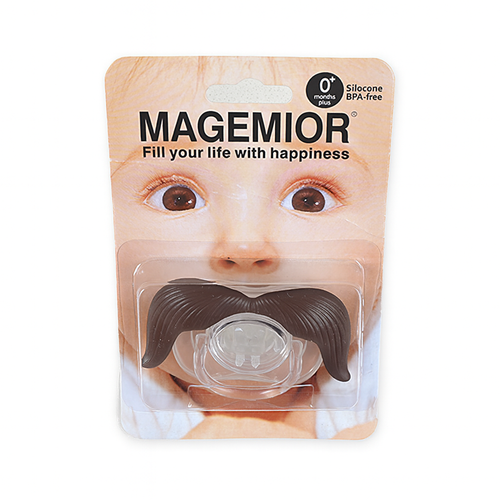 Mustache Silicone pacifier