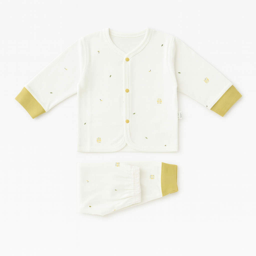 Puppy Leaf Shirt & Pajama (Light Weight)