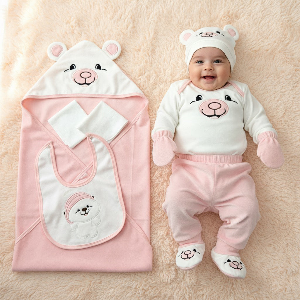 Happy Bear 10 Piece Winter Starter Set Gift Box