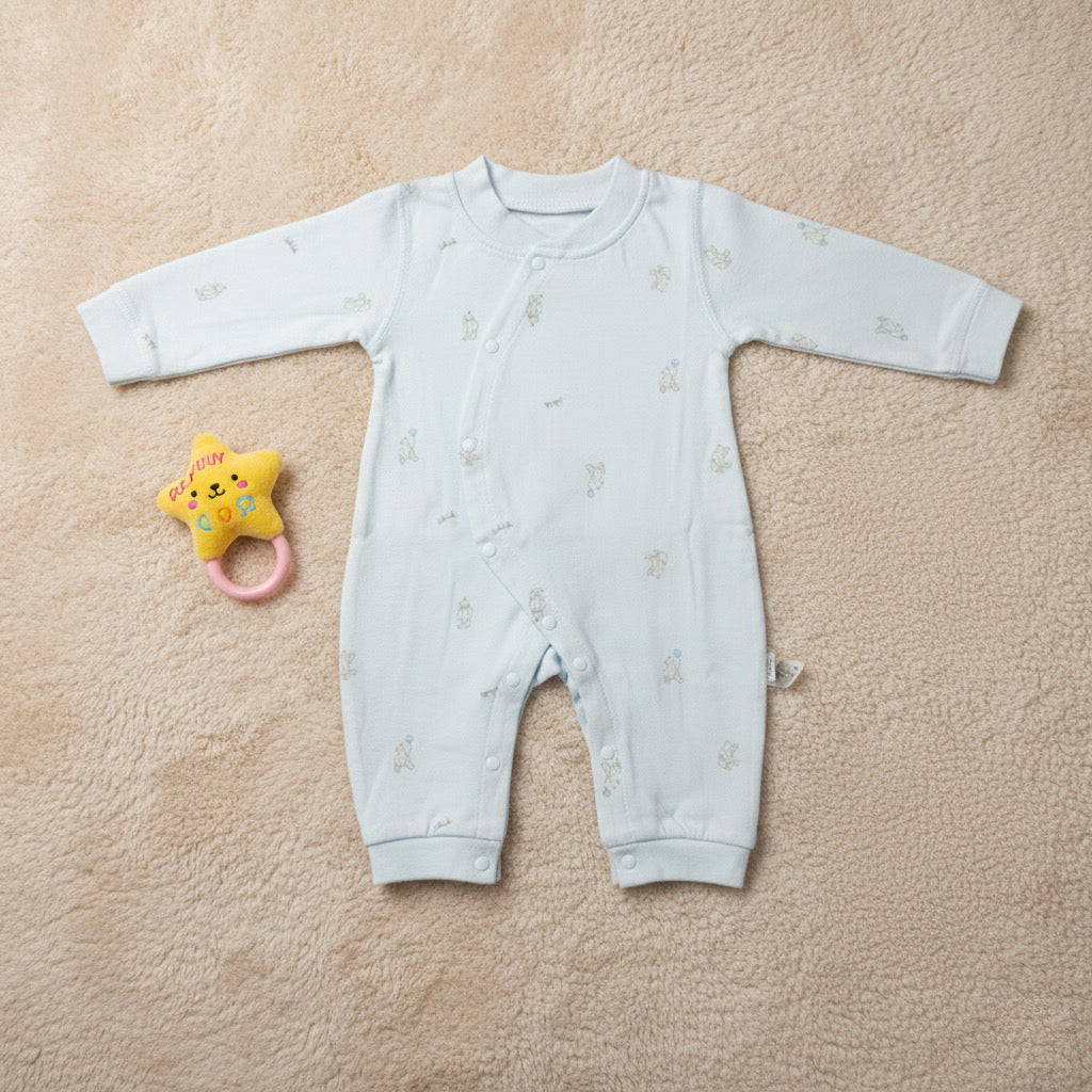 Teddy Balloon Baby Romper