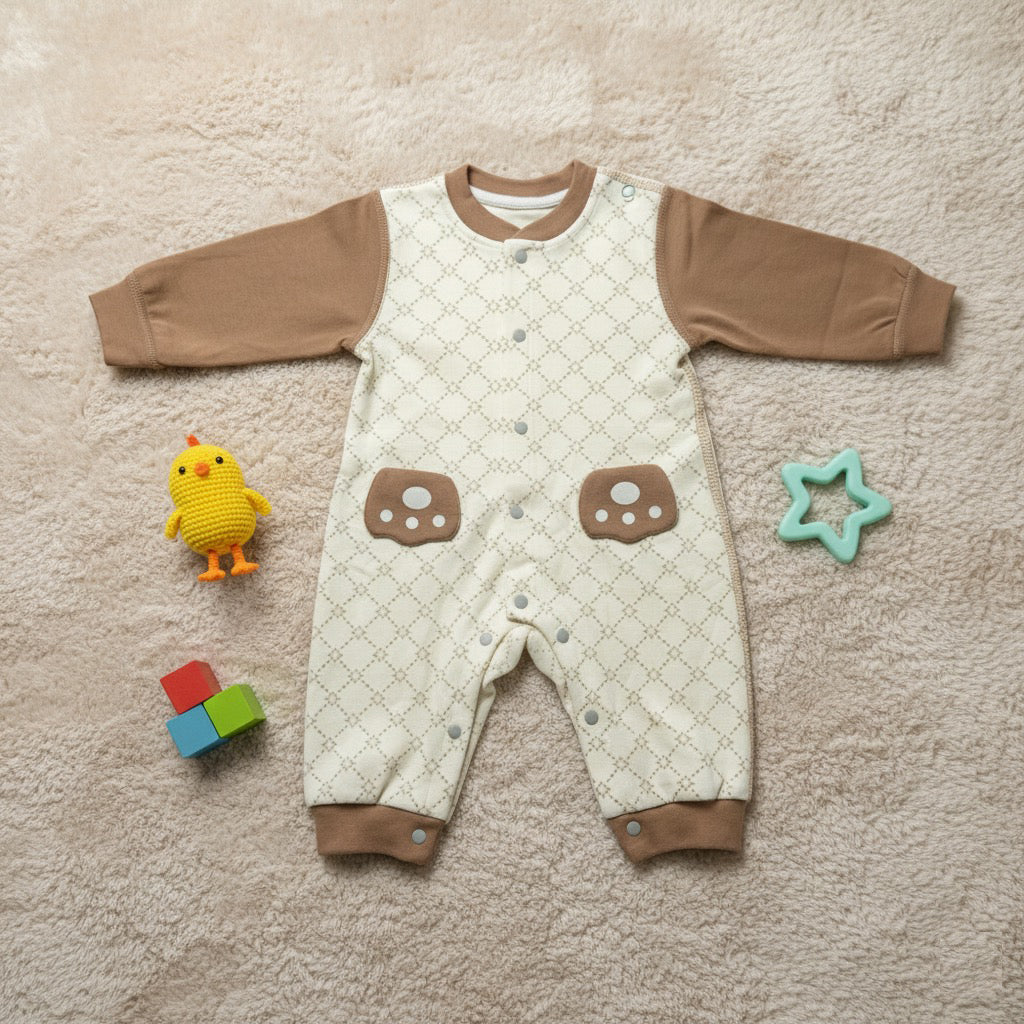 Puppy Paw Printed Romper