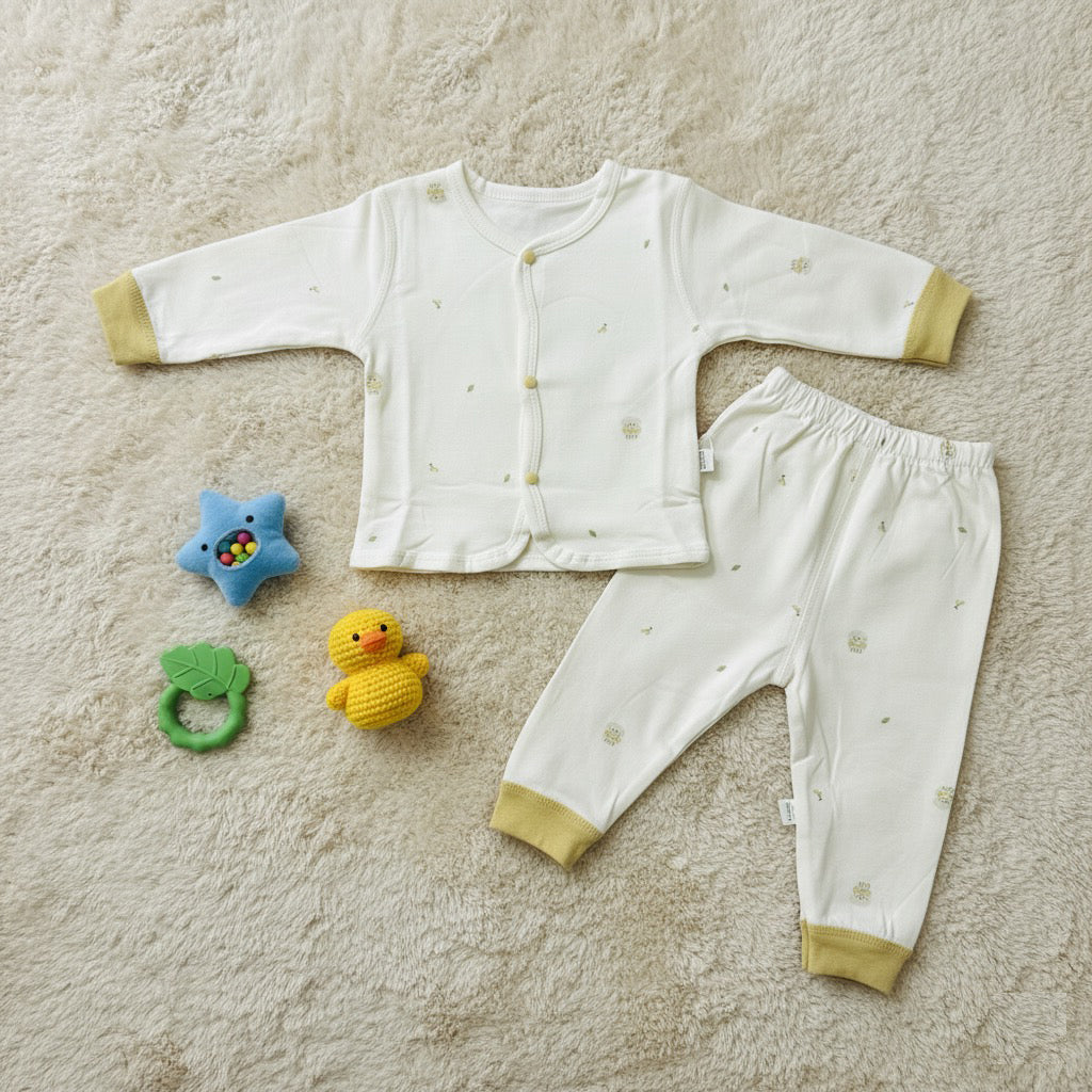 Puppy Leaf Shirt & Pajama (Light Weight)