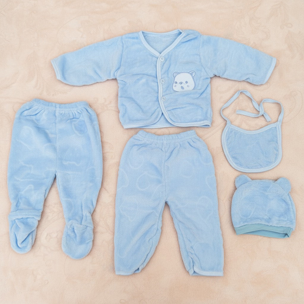 Blue Bear Fleece 5 Piece Winter Starter Set