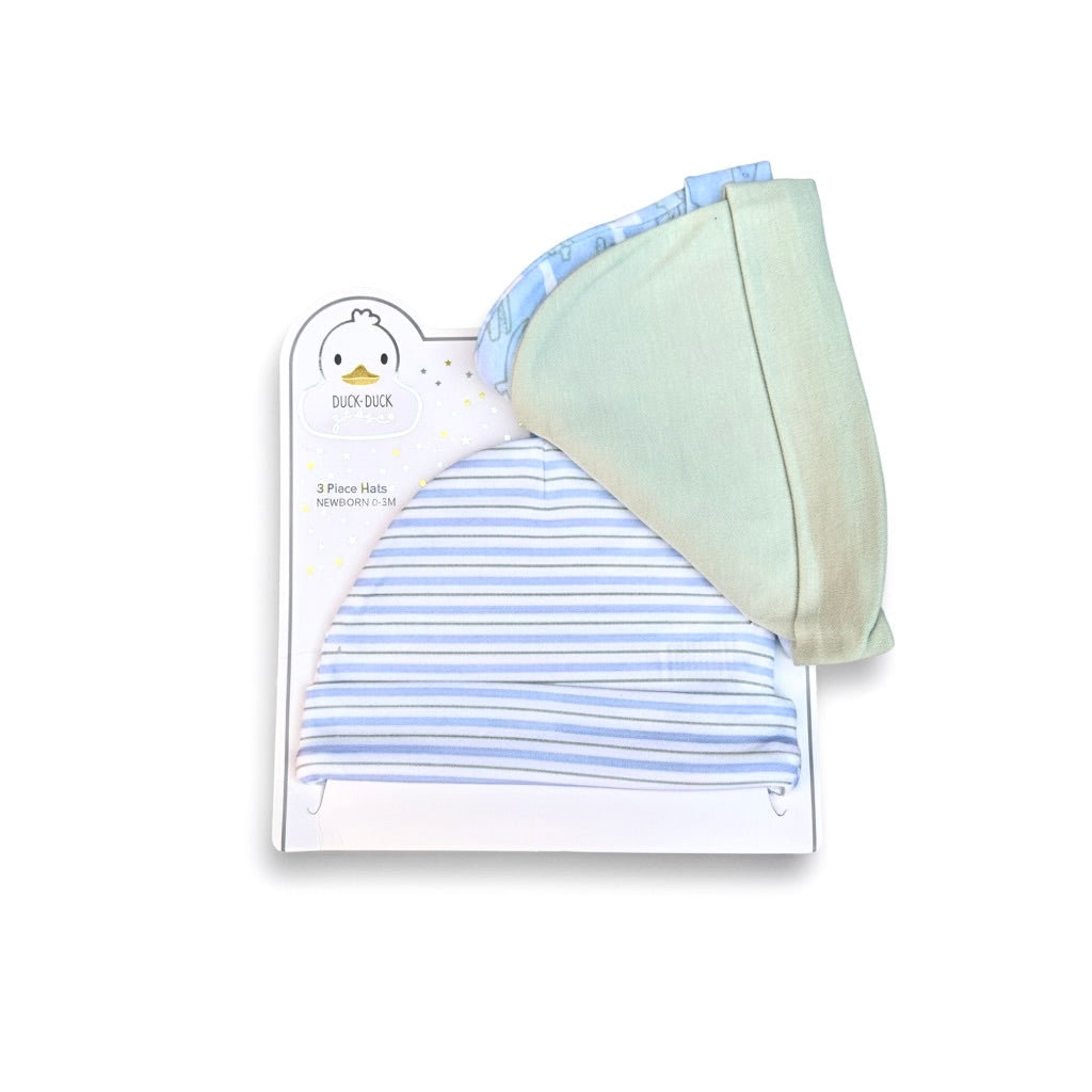 Duck & Duck Crocodile 3 Piece Cap Set