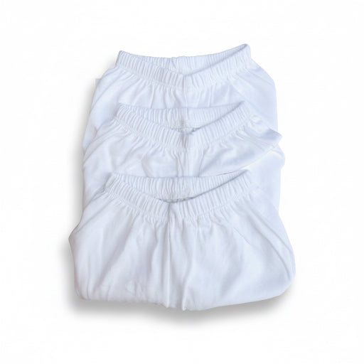 Baby White Leggings Pack of 3