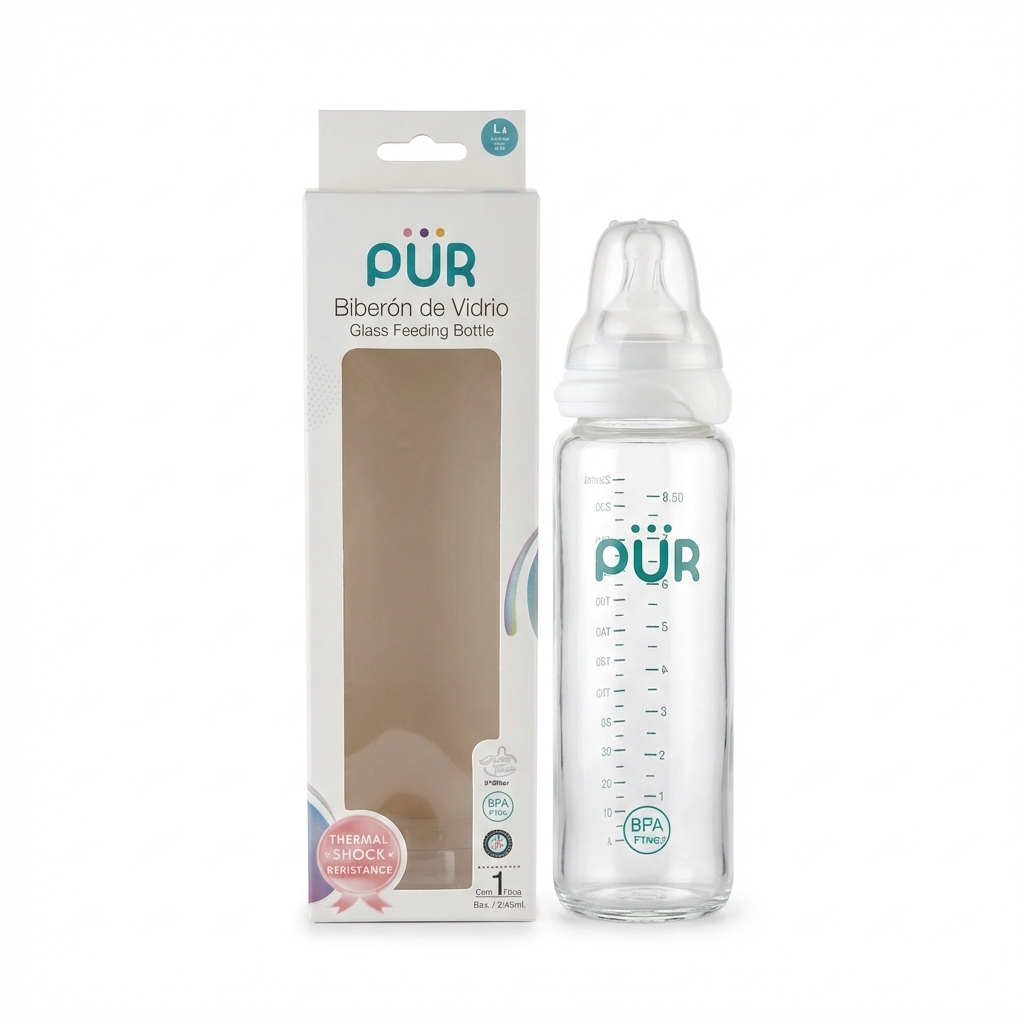 Pur Glass Feeder 240ml (Imported)