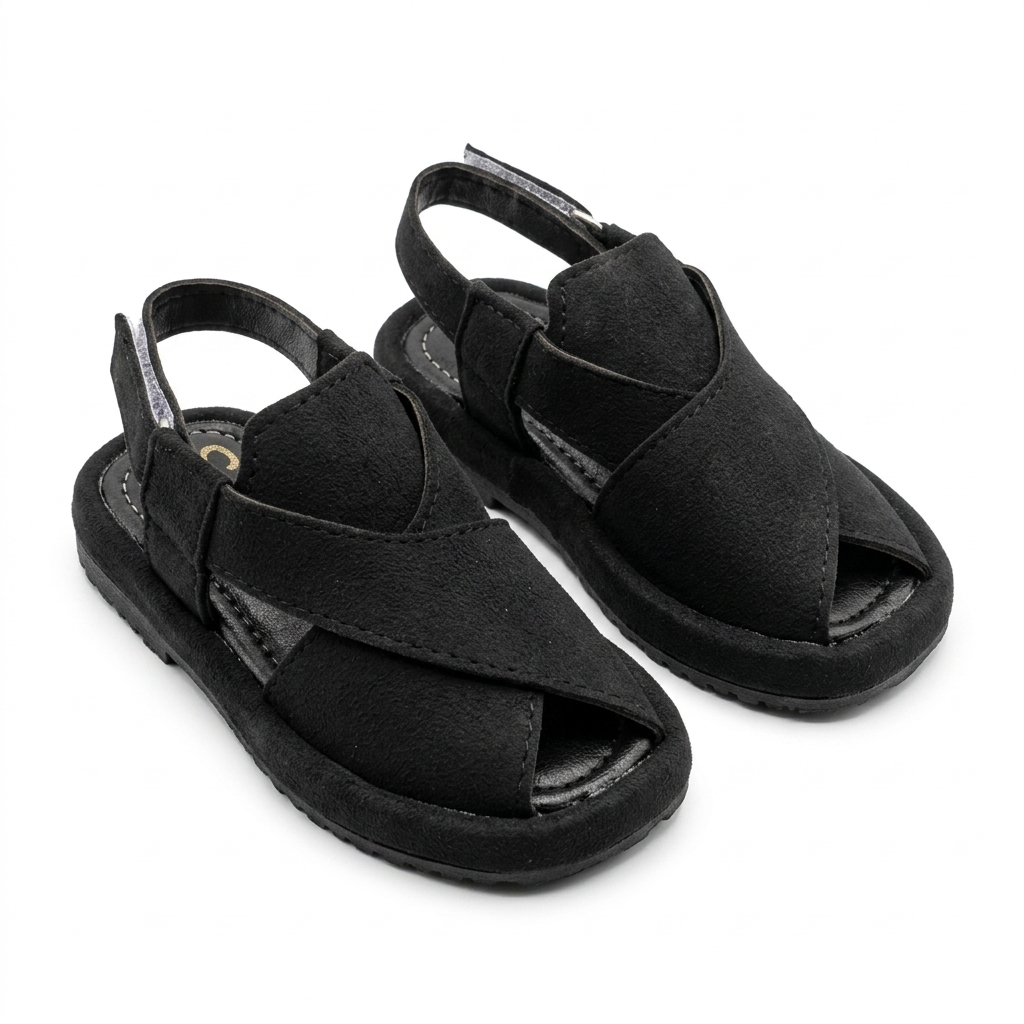 Premium Kaptan Chappal (Black)