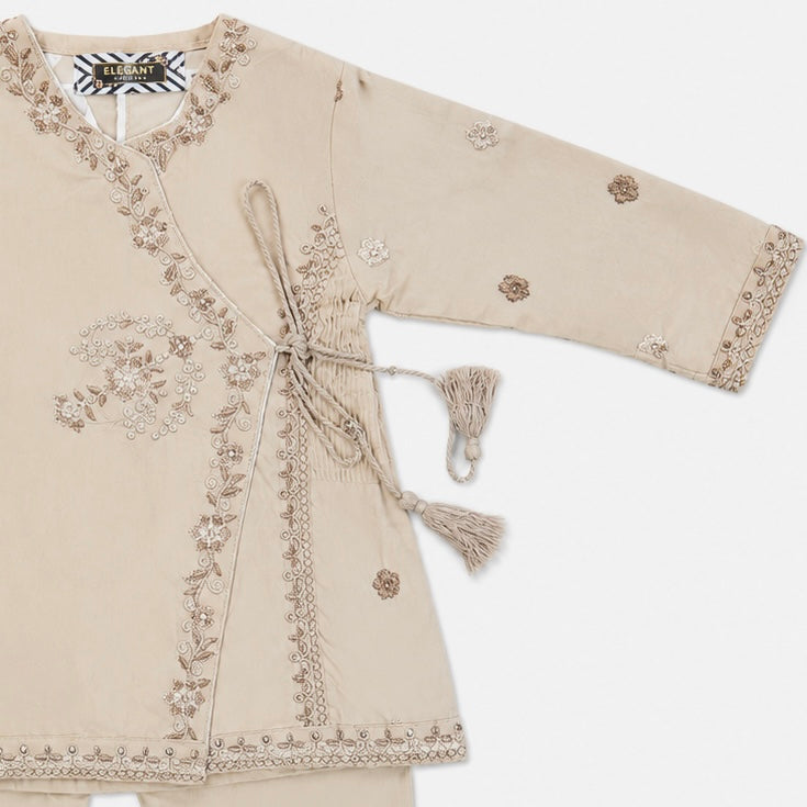 Ayzel Beige Eid Wear Set