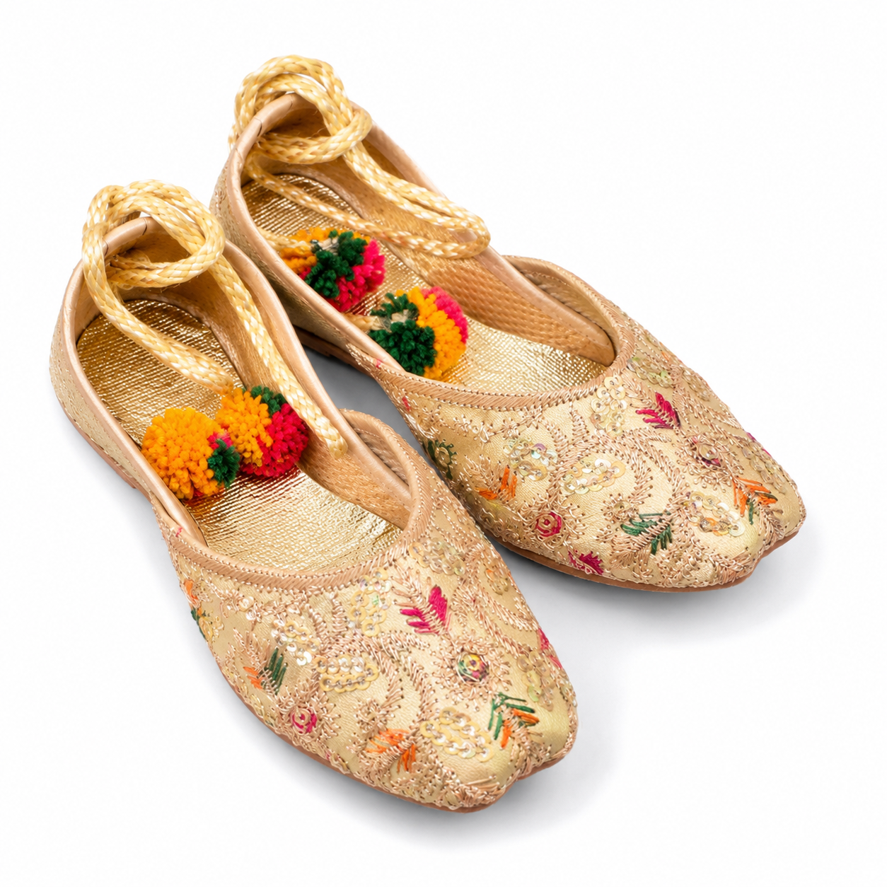 Premium Gold Khussa