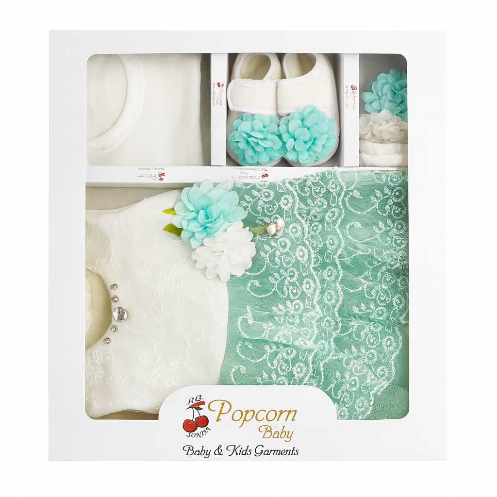 Sleeveless Floral Frock 5 Piece Starter Set