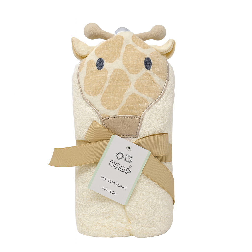 Giraffe Hooded Bath Towel