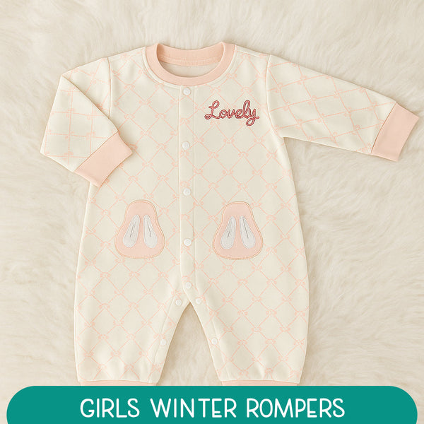 Girls Winter Rompers