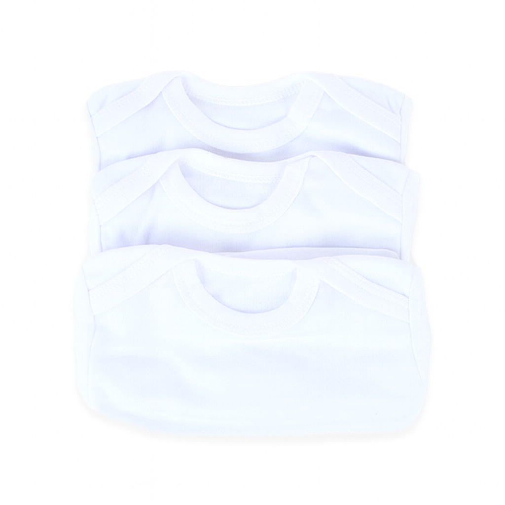Happy Mums Full Sleeves White Vests Pack of 3
