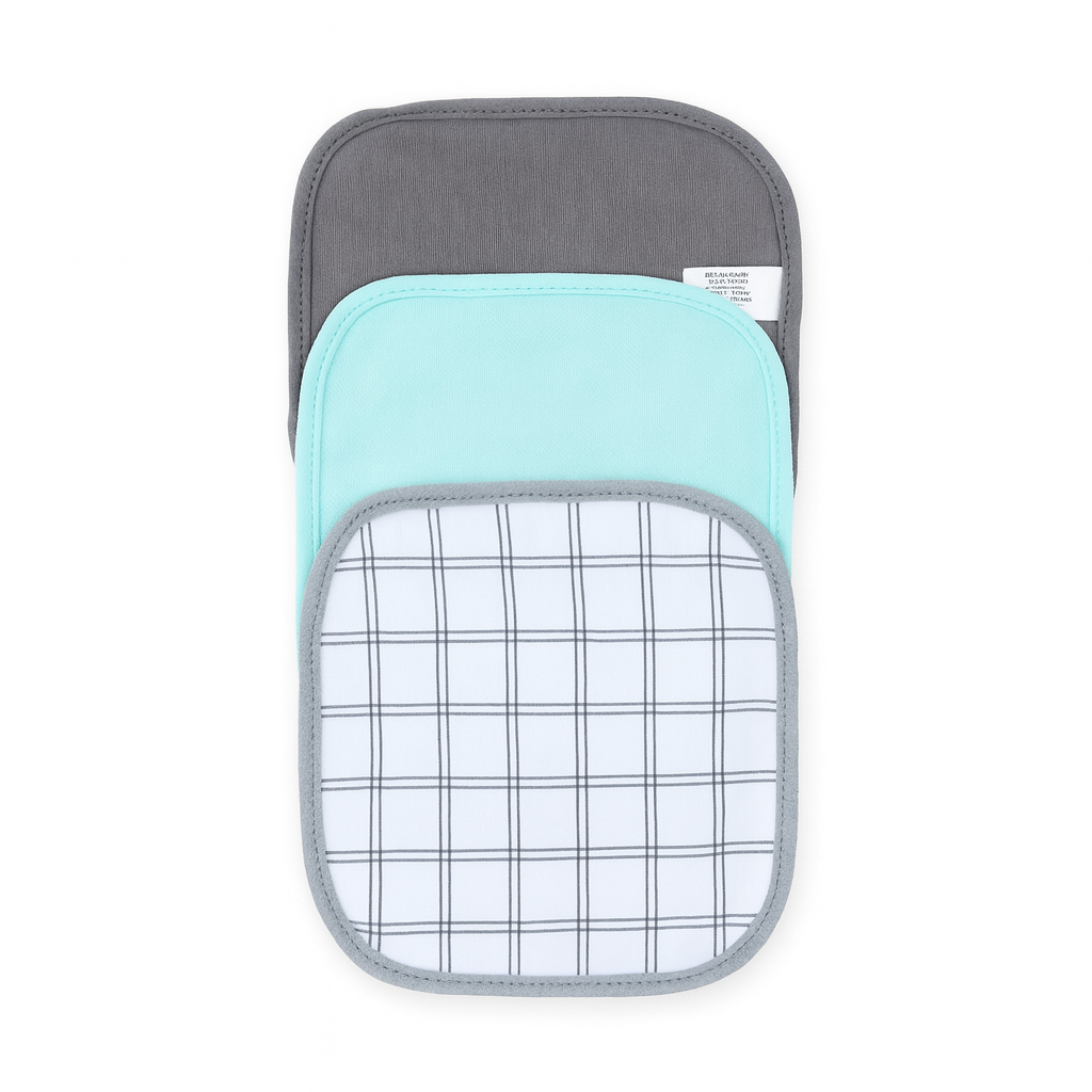 Green Bow Tuxedo 5 Piece Bib Set
