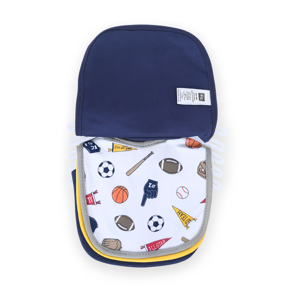 New To The Team 5 Piece Bib Set