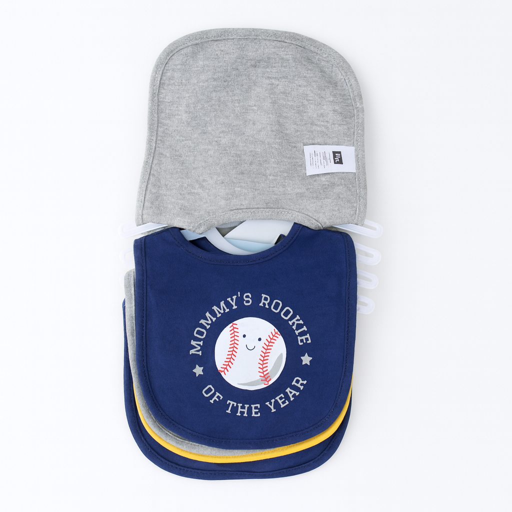 New To The Team 5 Piece Bib Set