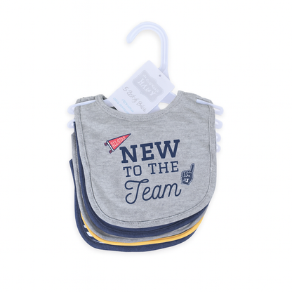 New To The Team 5 Piece Bib Set