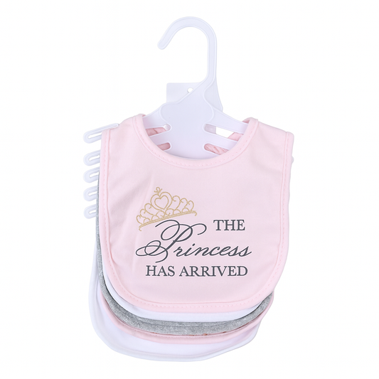 Princess Has Arrived 5 Piece Bib Set