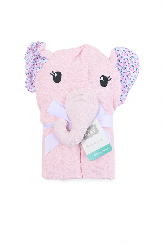 Hudson Elephant Hooded Bath Towel