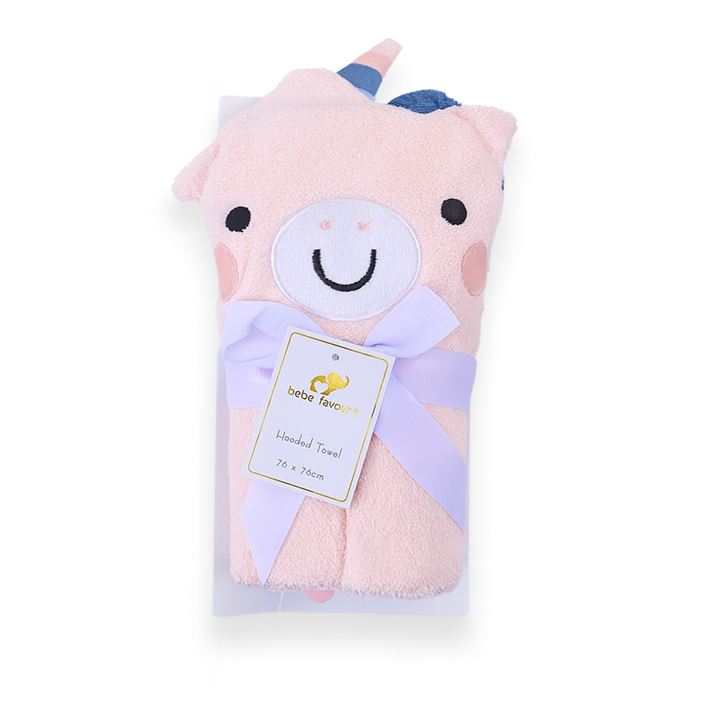 Bebe Favour Unicorn Hooded Bath Towel