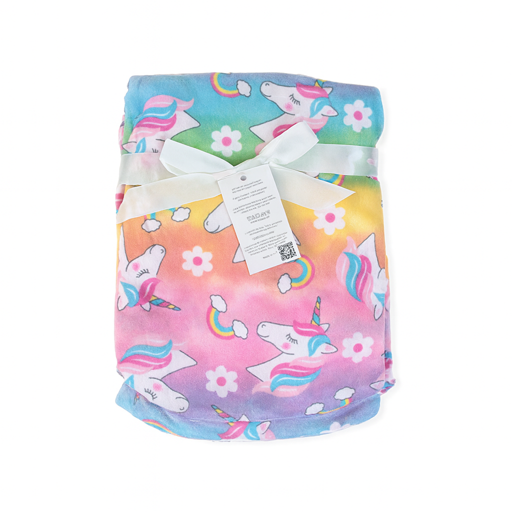 Unicorn Rainbow Baby Ac Blanket