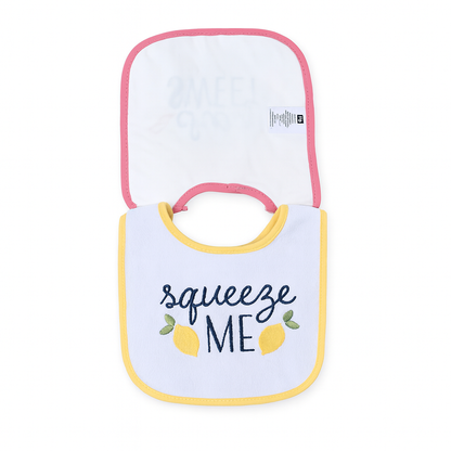 Hudson Sweet Cherry 3 Piece terry Bib Set