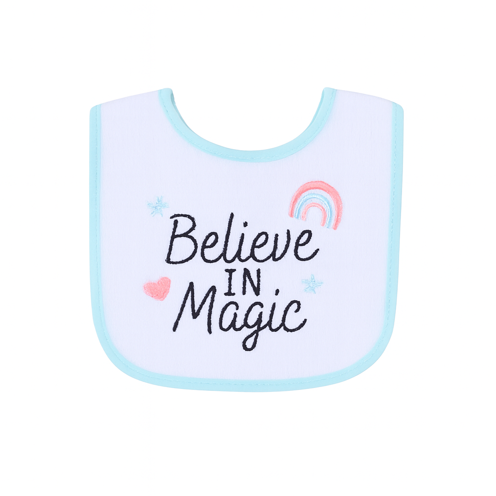 Hudson Smile All Day 3 Piece terry Bib Set