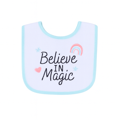 Hudson Smile All Day 3 Piece terry Bib Set