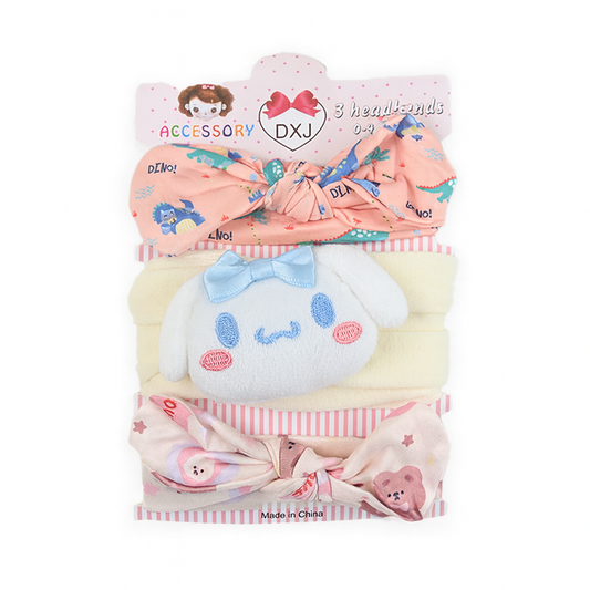 Cat 3 piece Headband Set