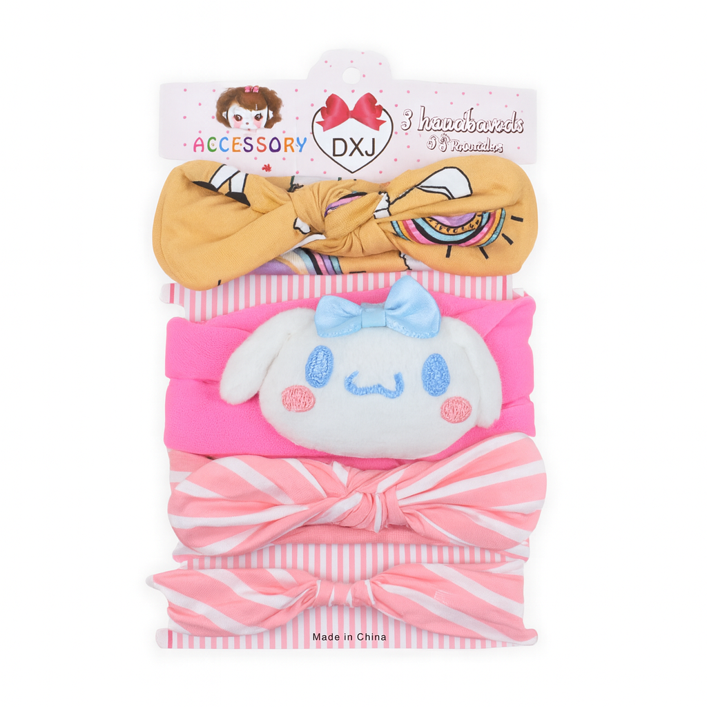 Cat 3 piece Headband Set