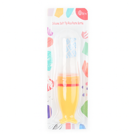 Silicone Feeding Bottle With Spoon