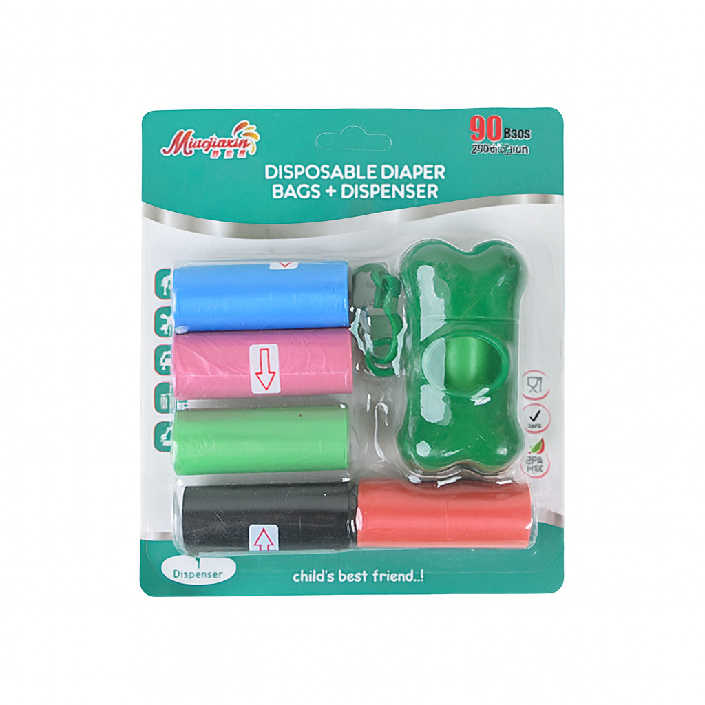 Diaper Dispenser With Diaper Bags