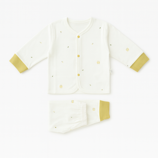 Puppy Leaf Shirt & Pajama (Light Weight)