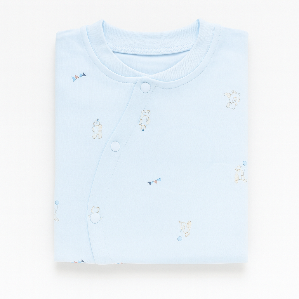 Teddy Balloon Baby Romper