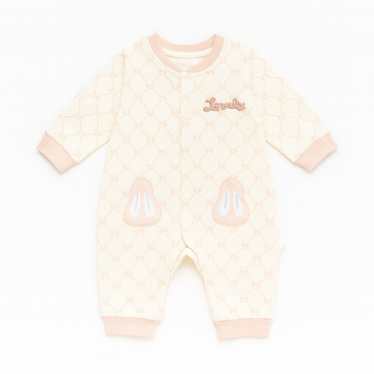 Lovely Bow Printed Romper