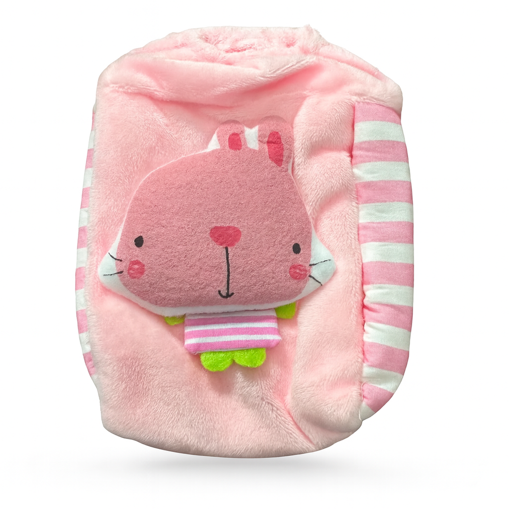 Pink Bunny Stripes Warm Feeder Cover