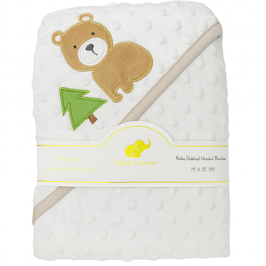 Bear Tree Bebe Favour Hooded Blanket