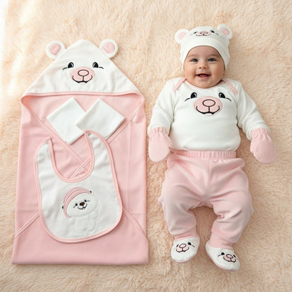 Happy Bear 10 Piece Winter Starter Set Gift Box