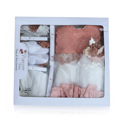 Sleeveless Floral Frock 5 Piece Starter Set