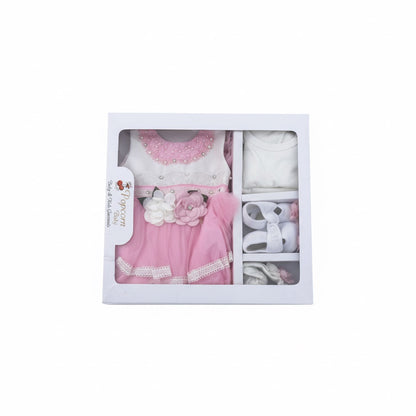 Sleeveless Floral Frock 5 Piece Starter Set