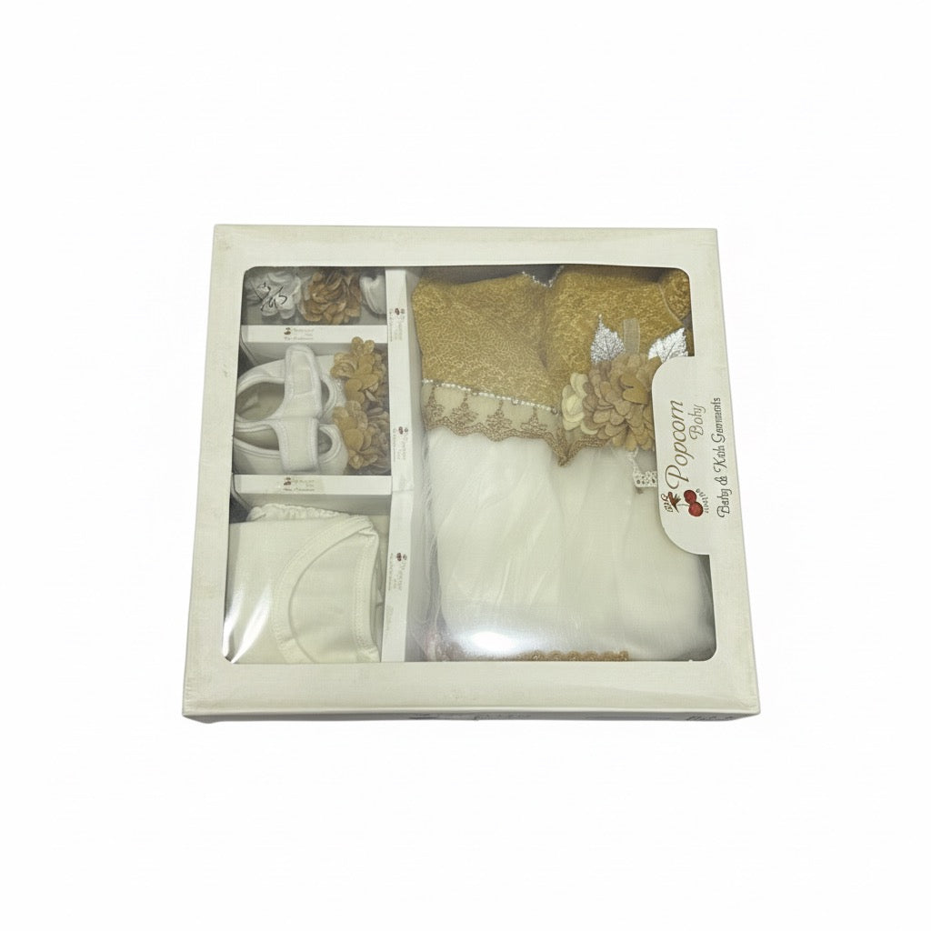 Sleeveless Floral Frock 5 Piece Starter Set