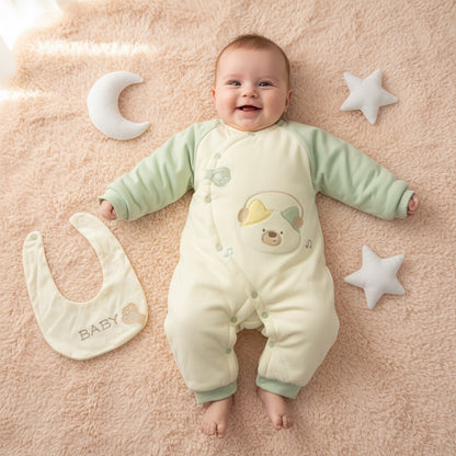 Music Pupp Quilted 2 Piece Romper Set