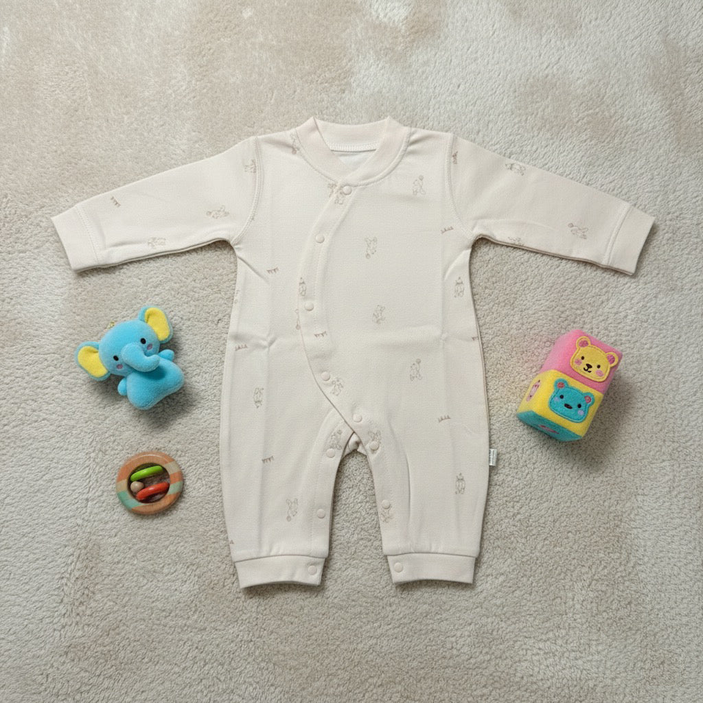 Teddy Balloon Baby Romper