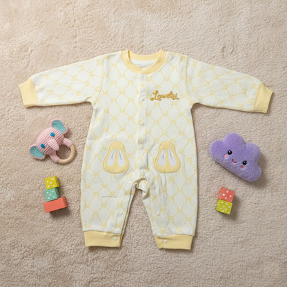 Lovely Bow Printed Romper