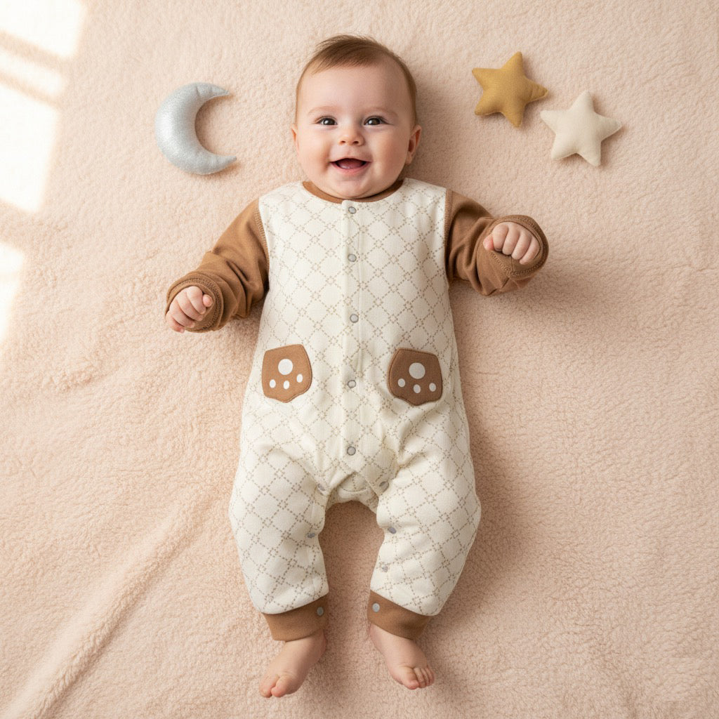 Puppy Paw Printed Romper