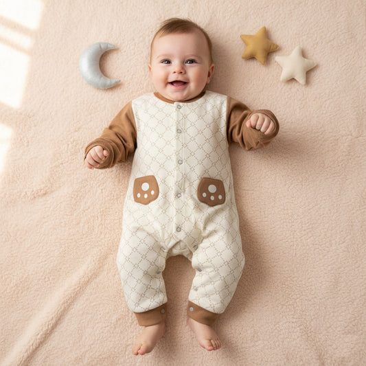 Puppy Paw Printed Romper