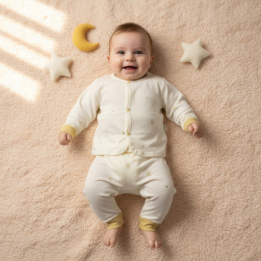 Puppy Leaf Shirt & Pajama (Light Weight)