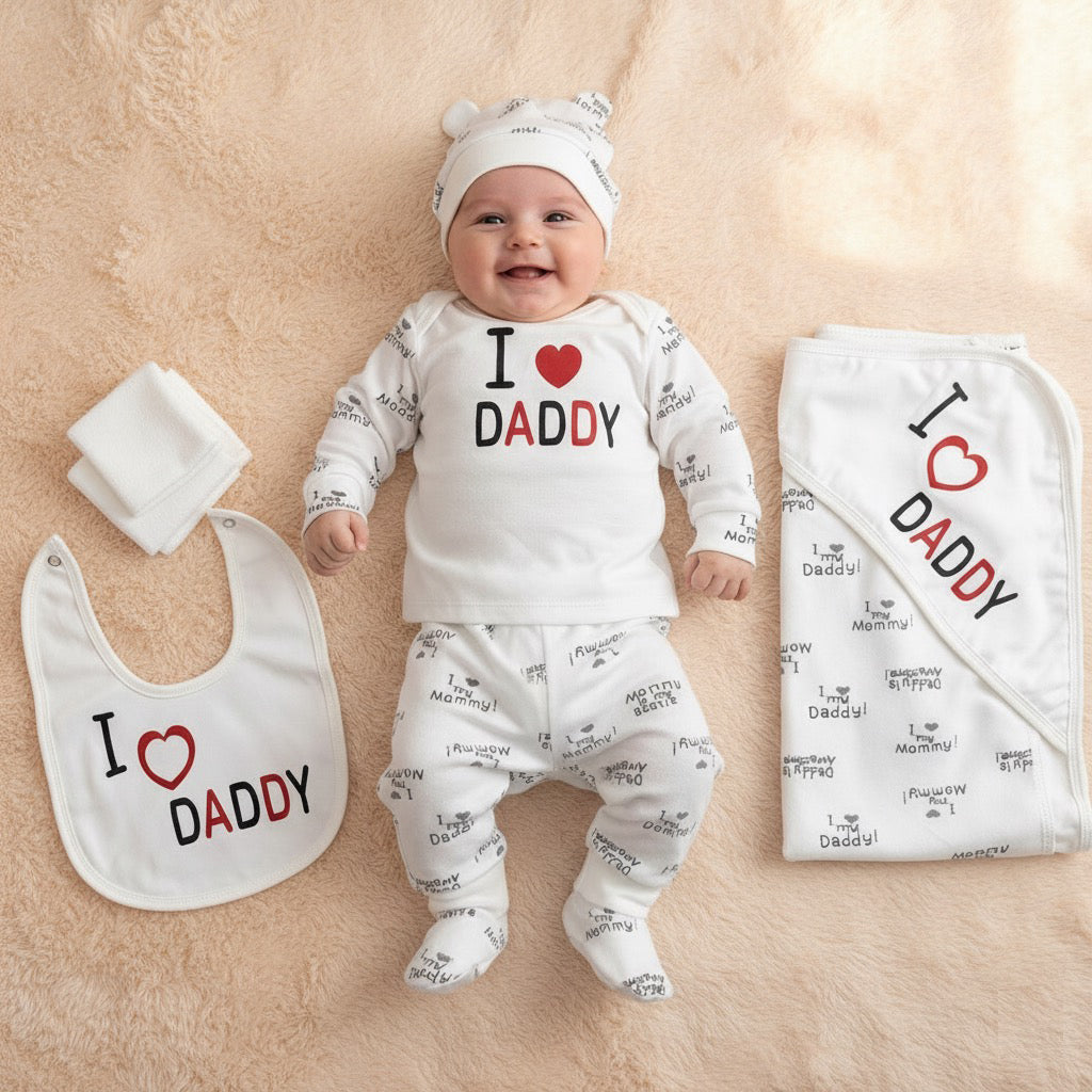 I Love Daddy 10 Pieces Winter Starter Set