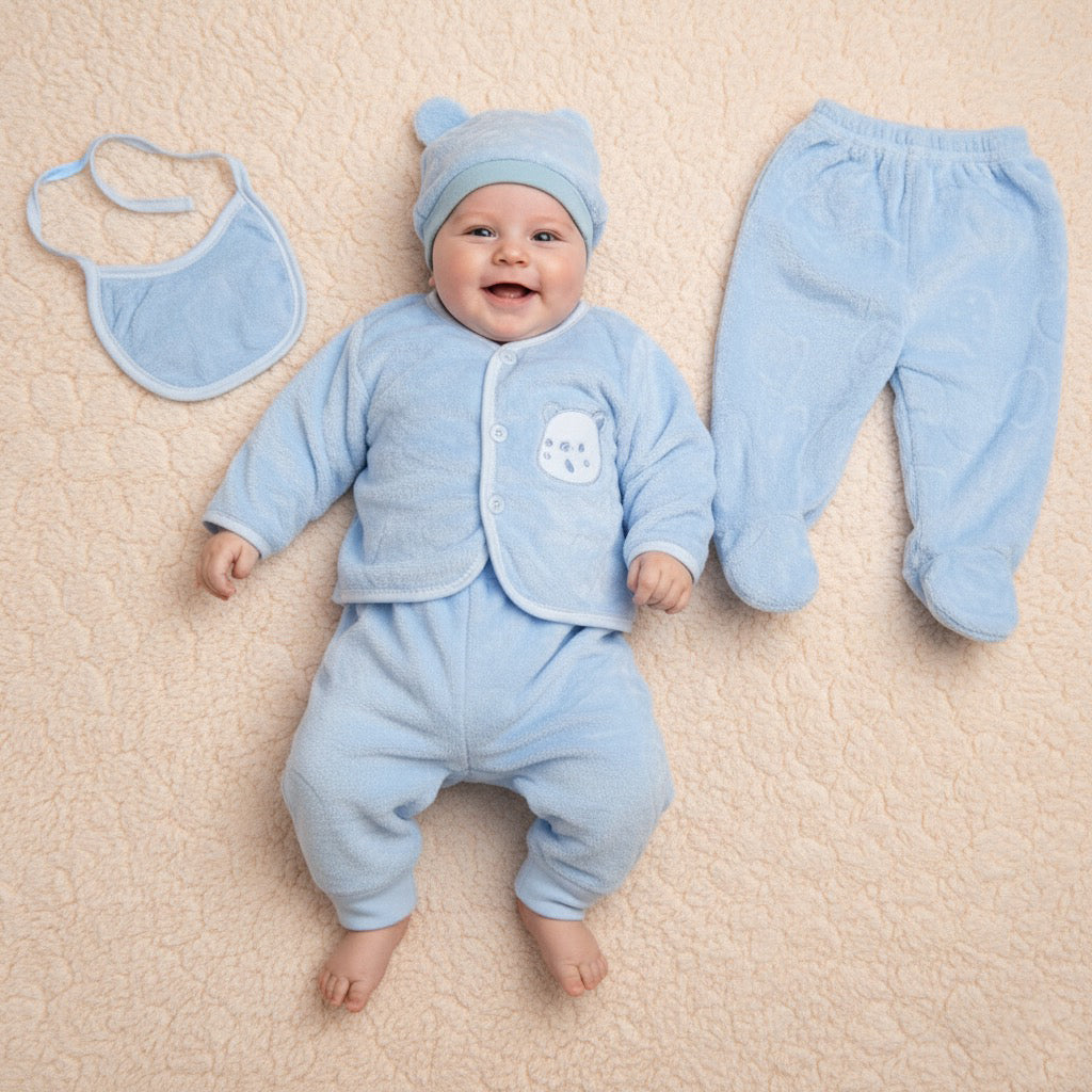 Blue Bear Fleece 5 Piece Winter Starter Set